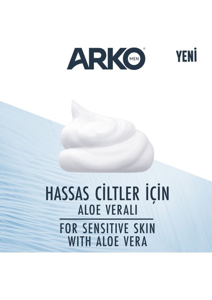 Men Sensitive Hassas Ciltler İçin Tıraş Köpüğü 4x200 Ml fiyatları