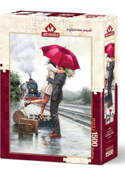 Özlenen Sevgili Temalı 1500 Parça Puzzle Eğlenceli Tasarım 3+ Yaş İçin Zeka Geliştirici
