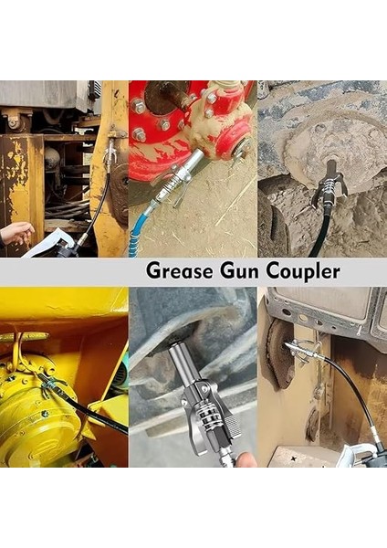 Mandallı Hortumlu Gres Pompa Ucu Gres Tabanca Ucu Memesi Yağ Tabanca Ucu indirimleri