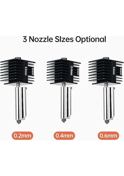 End Kit Ekstruder Değiştirme Aksesuarı Bambu Lab A1/A1MINI 3D Yazıcılarla Uyumlu Yüksek Sıcaklık Sert Çelik Nozzle Silikon Kapak Çorabı ile modelleri