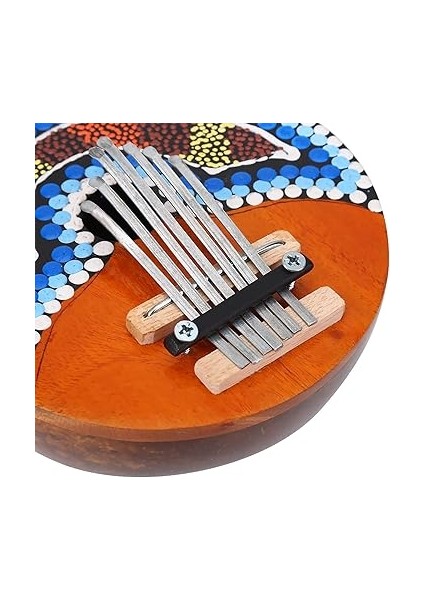 Cevizi Kabuğu Mbira Taşınabilir Parmak Başparmak Piyano Müzik Aleti Anahtar Ayarlanabilir 7 Yaratıcı Müzik Eğitimi Çocuklar Için Afrika Tarzı modelleri