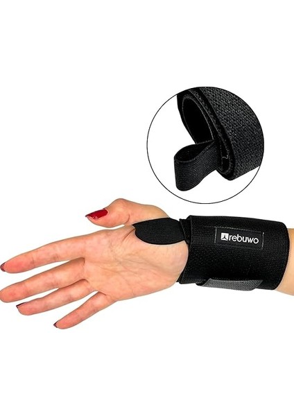 Ağırlık Destek Bilekliği Güç Bileklik Ağırlık Kaldırma Için Bilek Kayışları Fitness Ağırlık Bilek Bandajı 2 Adet Siyah indirimleri