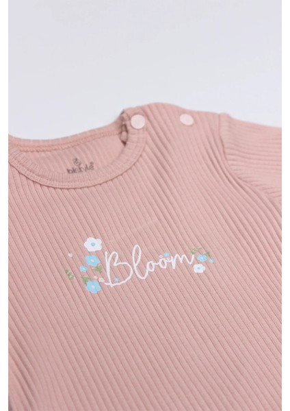 Flying Bloom White Yarım Kol 2'li Body 17118 Ekru Gül Kurusu modelleri