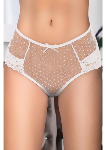 Beyaz Kadın Puanlı Külot MARGARITA-K1007
