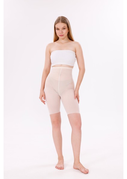 Freshness 0007 Lazer Kesim Tül Yüksek Bel Şort Korse fırsatları
