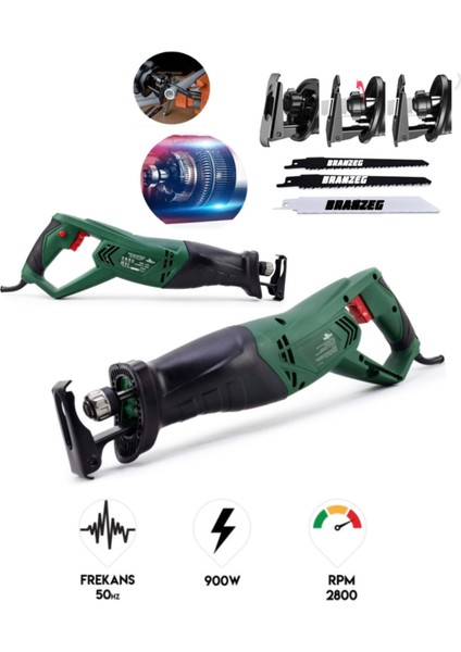 Tilki Kuyruğu 230 mm 2800 Devir 3 Adet Bıçaklı