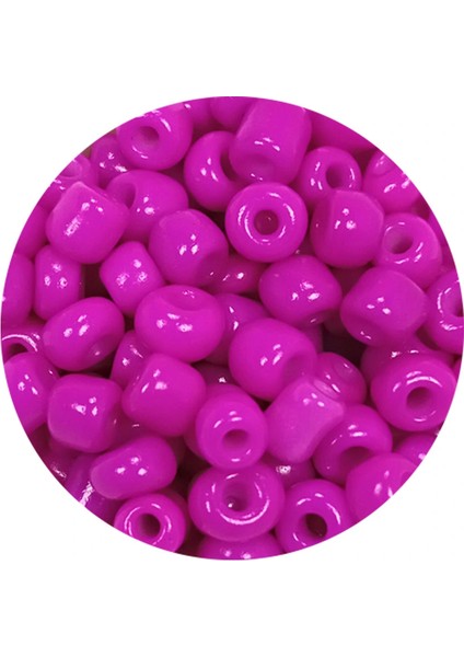 Dökme Cam Kum Boncuk Büyük Boy (6/0) 4 mm - 20 Gram - Fuşya - BNC099 fiyatları