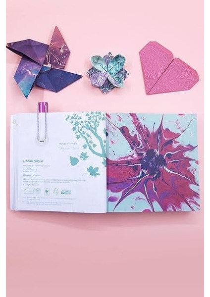 Color Origami 246 Kağıt Katlama Sanatı Ebru/geometrik fırsatları