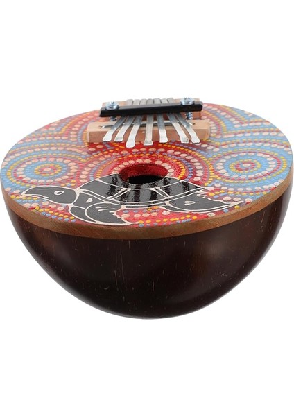 Hindistan Cevizi Kabuğu 7 Tuşlu Kalimba Erkek ve Kız Çocukları Için Müzik Aleti Küçük El Piyanosu Müzik Oyuncağı Yaş Grubuna Göre