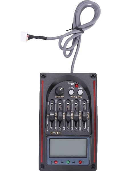 Preamp Akustik Gitar Pikap 12 × 11 × 8 LCD 5-Band Akustik Gitar Preamp Eq Lc - 5 Ekolayzır Tuner Piezo Pikap modelleri