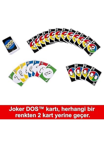 Games Dos Aile Kart Oyunu İkinci Seri 2-4 Kişilik Çocuklar ve Yetişkinler İçin HNN01 fırsatları