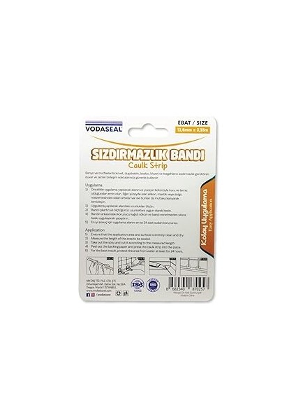 Sızdırmazlık Bandı - 12,8mm- Beyaz fiyatları