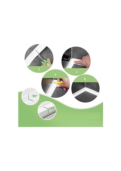 Sızdırmazlık Bandı Lavabo Bantı Banyo Mutfak Lavabo Küvet Duş Teknesi Su Geçirmez Kenar Bant (320 Cm) indirimleri