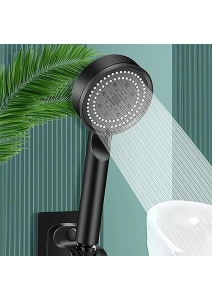 Turbo Pervaneli 5 Fonksiyonlu Duş Başlığı Yüksek Kalite ABS Malzeme ile 150 cm Duş Hortumu ve Mafsal Set fiyatları
