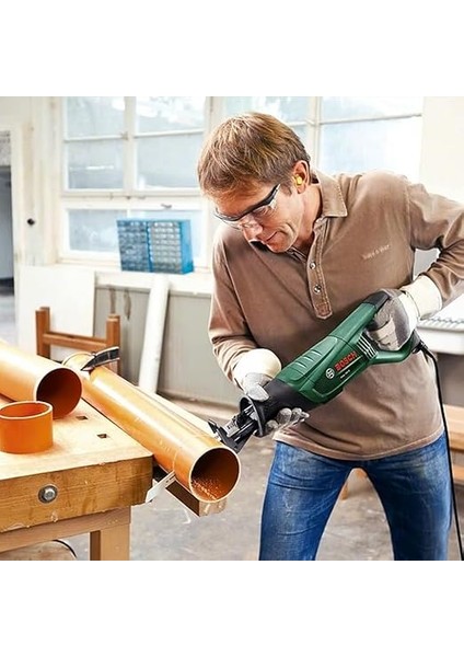 Psa 700 E Panter Testere, Güçlü 710 Watt Motor, Ahşapta Kesme Kalınlığı: 150 Mm, Çelikte Kesme Kalınlığı: 10 Mm, Testere Bıçağı Stroku: 20 Mm, Yeşil fırsatları