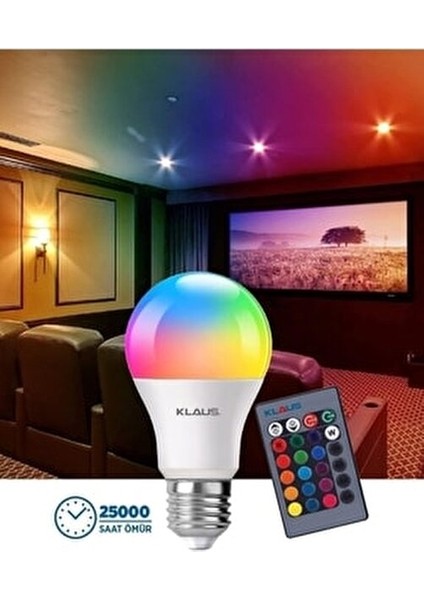 Rgb Ampul Kumandalı 9W