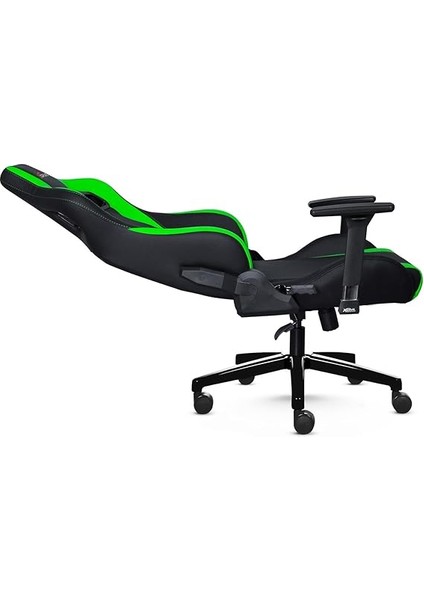 Akdeniz Profesyonel Oyuncu Koltuğu, Bel ve Boyun Desteği, Tekerlekli, Hareketli Kolçaklar, 74 x 57 x 24 Cm, Yeşil/siyah modelleri