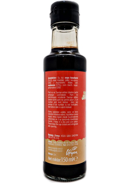 Glutensiz Soya Sosu Chefline Asia 150 ml