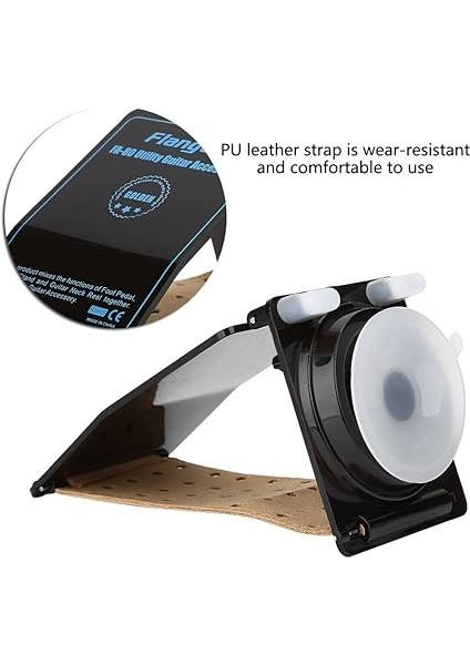 Klasik Gitar Desteği, Taşınabilir Pu Deri Boyun Dayanağı Enstrüman Aksesuarı Klasik Elektro Bas Gitar Oyuncuları Için modelleri