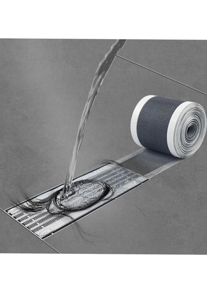 Çok Amaçlı Gider Süzgeci ve Sineklik Tamir Kiti 12 cm * 4 Metre