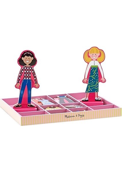 & Doug - Ahşap Mıknatıslı Giydirme Abby ile Emma (14940) modelleri