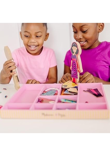 & Doug - Ahşap Mıknatıslı Giydirme Abby ile Emma (14940) indirimleri