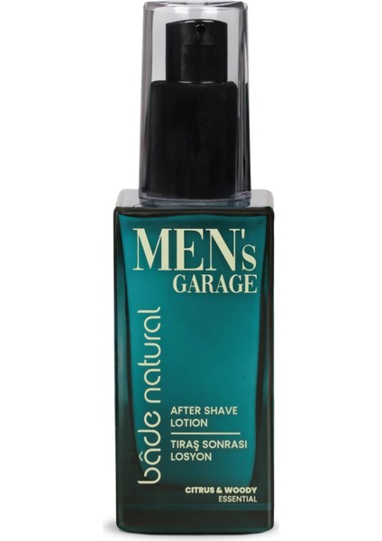 Natural Men's Garage Tıraş Sonrası Losyon Ferahlatıcı ve Yatıştırıcı 50 ml