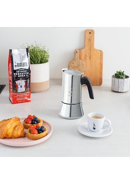 - Venus: 4 Cups Ocak Üstü Espresso Pişirici - 170ML - Gümüş Renk - Paslanmaz Çelik Gövde - Patentli Güvenlik Valfi - Tüm Ocak Türleri Için Uygundur (Indüksiyon Dahil) indirimleri