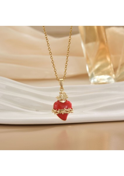 Yeni Titanyum Çelik Kolye Kadın Mizaç Mikro-Setzirkon Kişilik Kıdemli Duygusu Zincir Takı (Yurt Dışından)