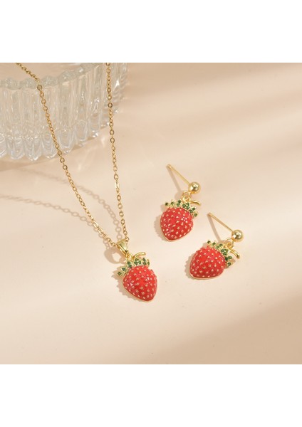 Yeni Bakır Kaplama Gerçek Altın Sıcaklığa Duyarlı Güneş Ay Kolye Mikro Setzirkon Titanyum Çelik Kolye (Yurt Dışından)