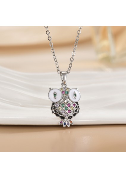 Yeni Işık Moda Yıldız Gezegen Şekli Tasarım Kolye Kadın Titanyum Çelik Zinciri Kozmik Yıldız Nehir Kolye Mücevher (Yurt Dışından)