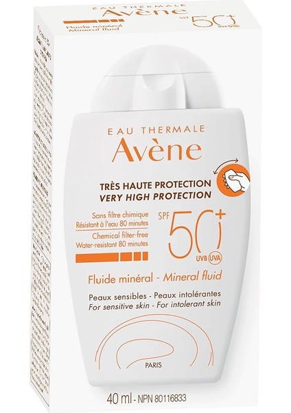 Eau Thermale Fluide Mineral Filtreli Spf 50+ Güneş Kremi (40 Ml) fiyatları
