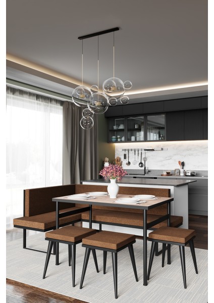 Pamir Köşe Takımı Kahve-Çam modelleri