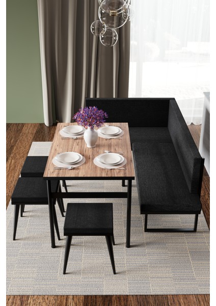 Pamir Köşe Takımı Siyah-Çam fiyatları