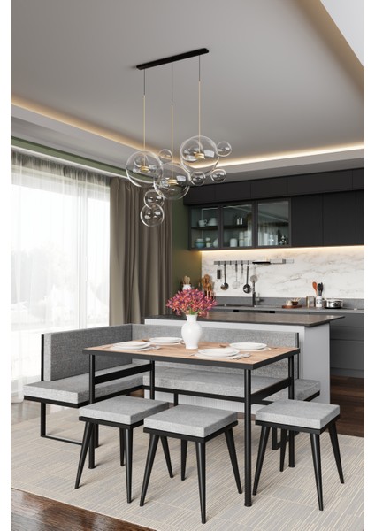 Pamir Köşe Takımı Gri-Çam fiyatları