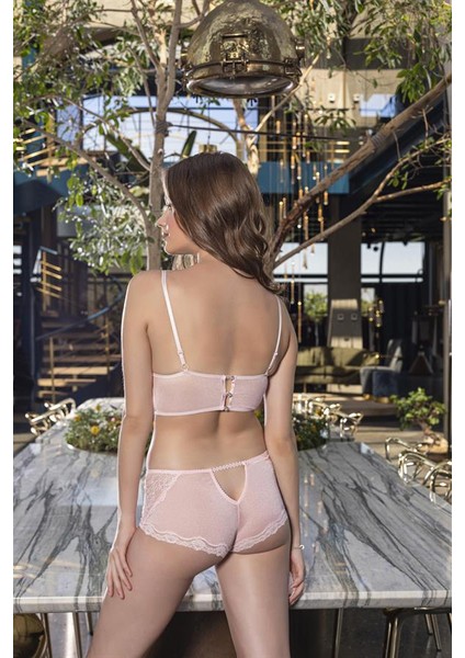 Bralet, Boxer ve Etek Takım Pembe (BRF3407) fiyatları