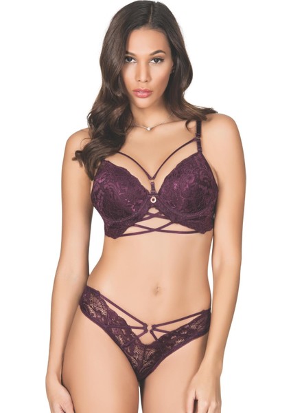 Venüsshopping- Biye Şeritli Silikonlu Sütyen Takım Kadın 5025 fiyatları