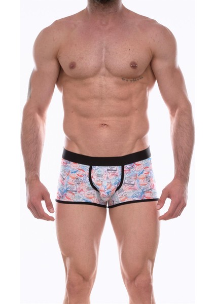 Erkek Desenli Boxer