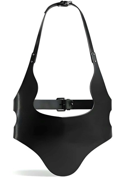 Zincirli Maske Detaylı Şık Korse Kemer, Şık Deri Kemer - BRF1136 fiyatları