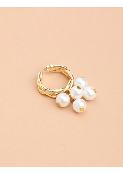 Leonie Beyaz Kadın Yüzük modelleri