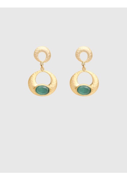 Risina Yeşil Kadın Küpe modelleri