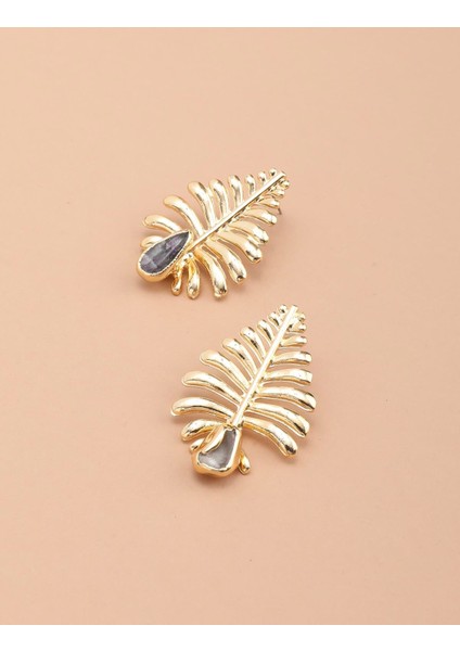 Nicol Antrasit Kadın Küpe