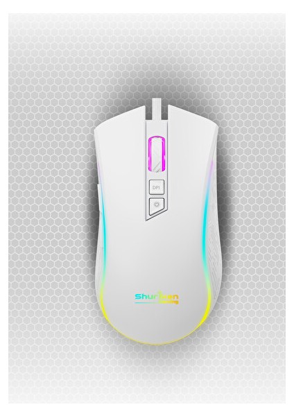 Es7 Fuma Rgb Gaming Makrolu Oyuncu Mouse 4800DPI