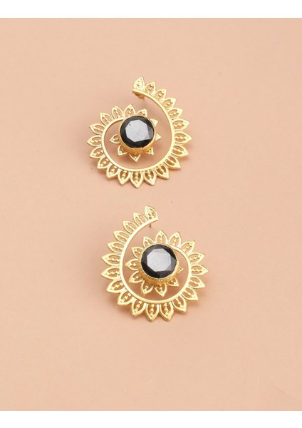 Anilon Gri Kadın Küpe