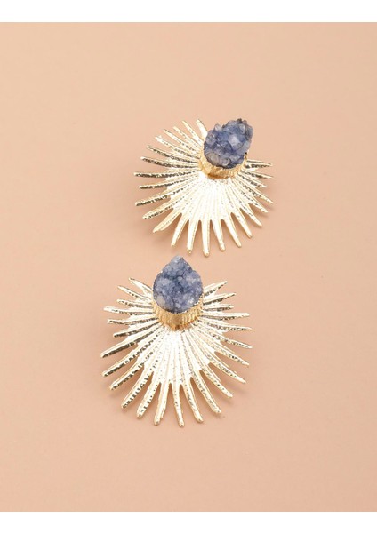 Meyson Antrasit Kadın Küpe