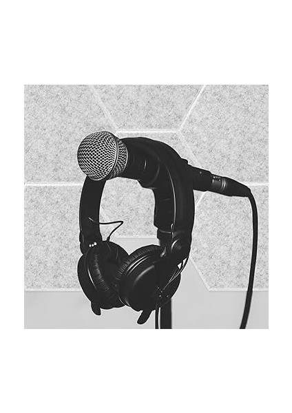 12 Adet Emici Pamuk Oda Geçirmez Duvar Öldürmek Altıgen Akustik Duvar Duvarlar Duvar Yalıtımı Emiciler Gürültü, Öldürücü Akustik Köpük Sönümleme Polyester Açık Gri modelleri