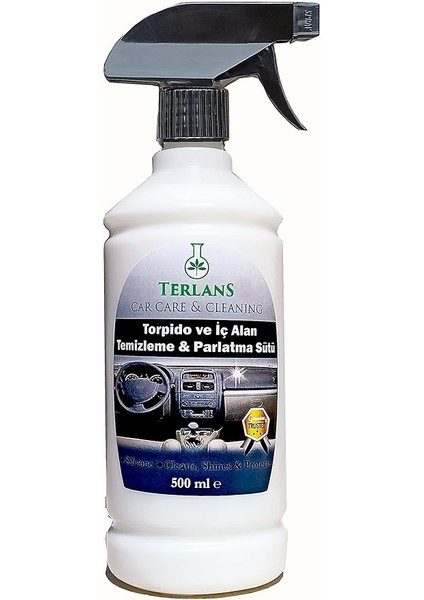 Parfümlü Iç Alan Torpido Temizleme ve Parlatma Sütü 500 ml + Mikrofiber Bez