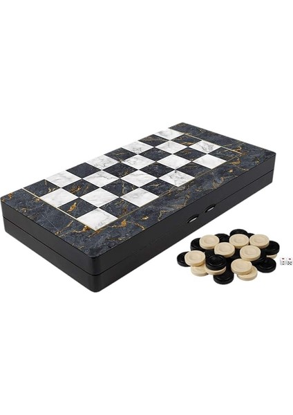 Gri Mermer Desenli Tavla