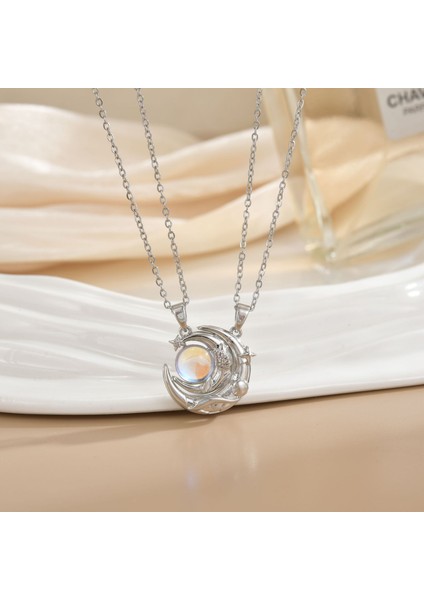 Yeni Titanyum Çelik Renk Kaybetmez Ruh Kolye Kadın Mizaç Basit Şanslı Çim Zinciri Niş Tasarım Kolye Takı (Yurt Dışından)