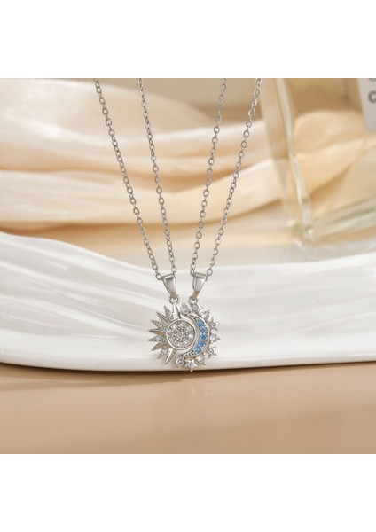 Yeni Titanyum Çelik Renk Kaybetmez Ruh Kolye Kadın Mizaç Basit Şanslı Çim Zinciri Niş Tasarım Kolye Takı (Yurt Dışından)